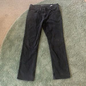 Black straight leg old navy jeans